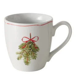 Tasse Mistelzweig weiß