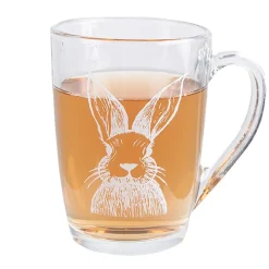 Teeglas Kaninchen Halvar weiß