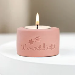 Teelichthalter Weihnachten Wunschlicht