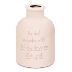 Vase Du bist wundervoll