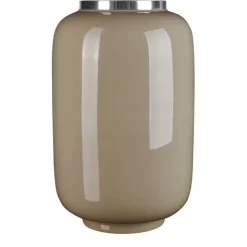 Vase Metall schlammfarben 40 cm
