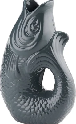 Vase Monsieur Claude dunkelgrau groß