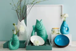 Vase Monsieur Claude weiß klein