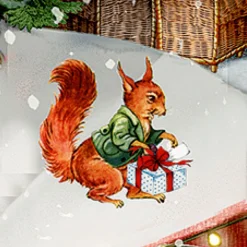 Wandadventskalender Weihnachtsmarkt