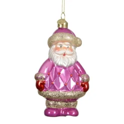 Weihnachtsmann zum Aufhängen pink