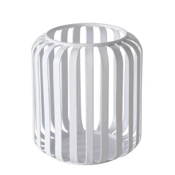 Windlicht Arvid Weiß Klein