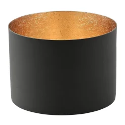 Windlicht Chennai schwarz mittel