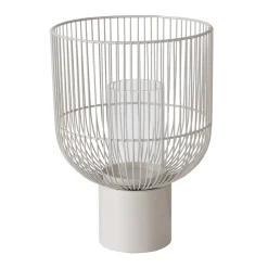 Windlicht Jonas beige groß