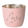 Windlicht Madras Love blush-goldfarben mittel